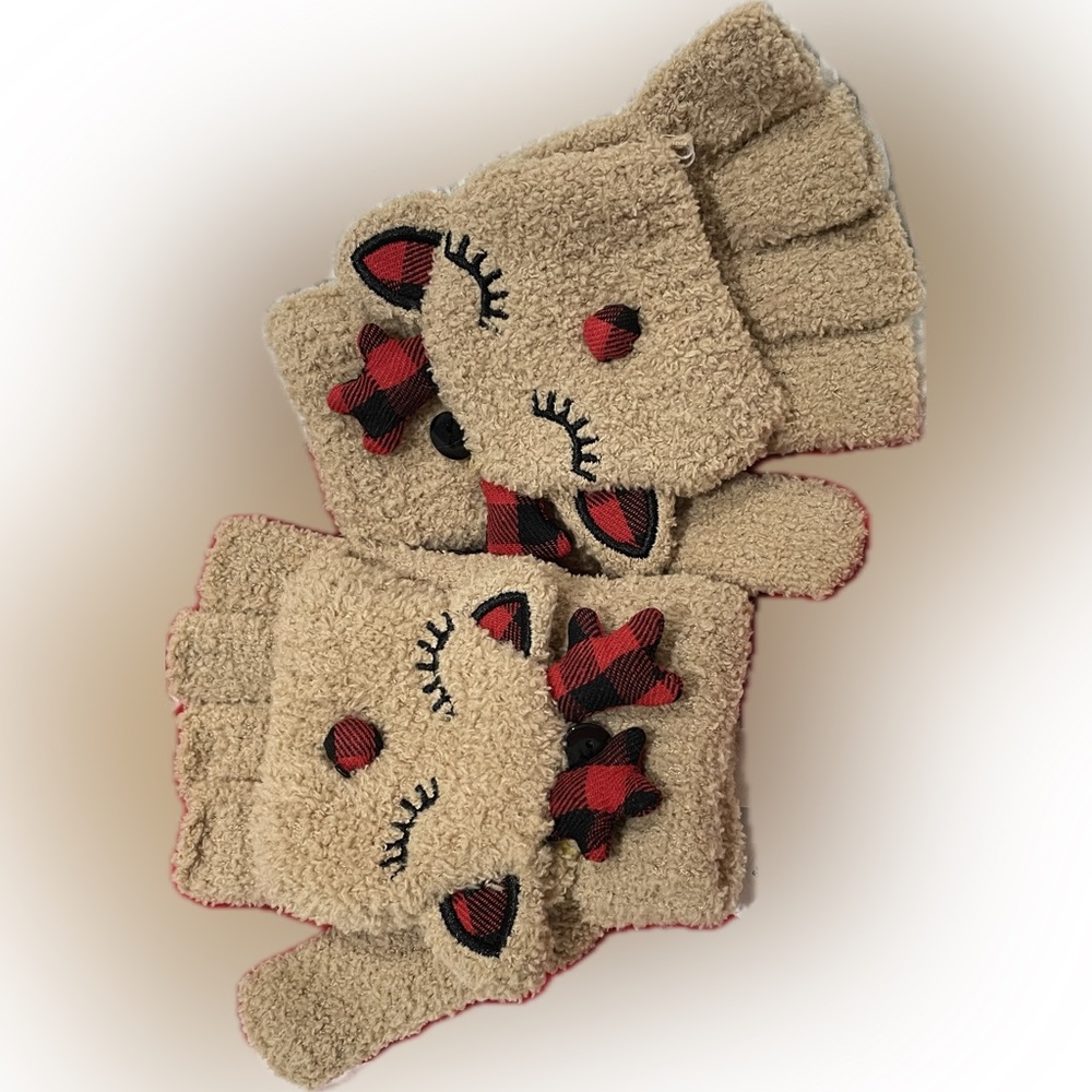 Kids fingerless mittens/gloves